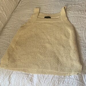 J. Crew Beige Knit Sleeveless Top